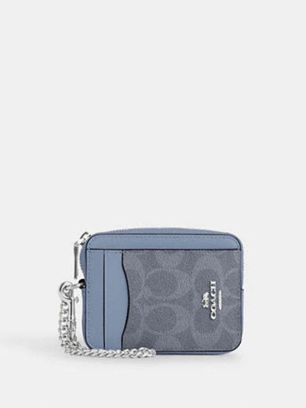 Zip Card Case In Signature Canvas - Picture 2 of 2